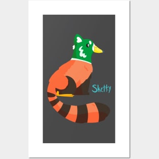 Red Duck Panda Posters and Art